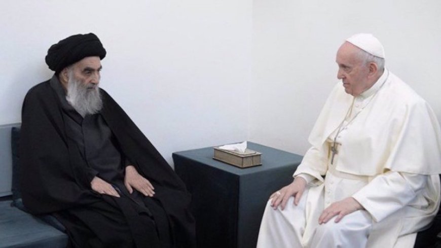 In a message to the Pope, Ayatollah Sistani asks for more respect between different faiths.