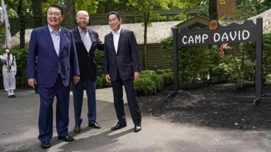 The reaction of the Chinese Foreign Ministry to the trilateral meeting at Camp David