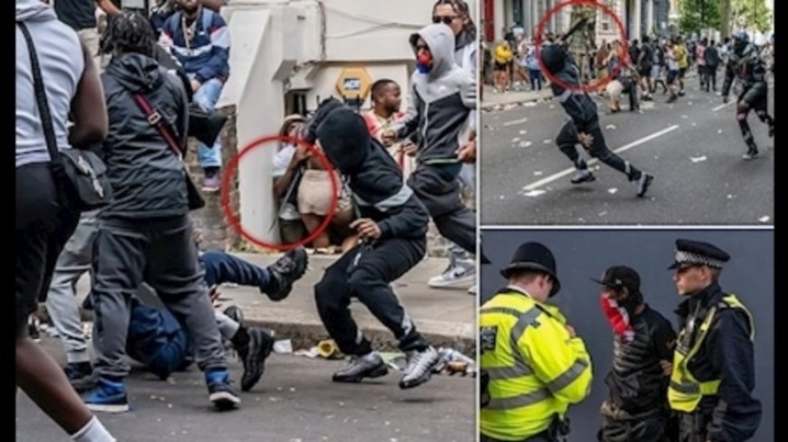 More violence at the annual Notting Hill Carnival in London.