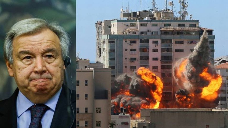 HAMAS condemns the UN Secretary General's statement calling the Palestinian struggle 'violence and the use of force'