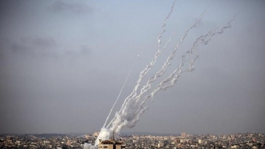 Palestinian Fighters Rain Rockets and Missiles on Israel