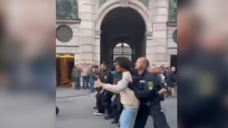 The strange and brutal reaction of the German police to Palestinian supporters
