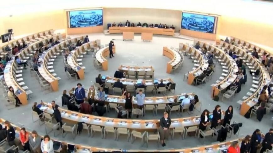Participants in the UN Human Rights Council meeting in Geneva turned their backs on the US ambassador