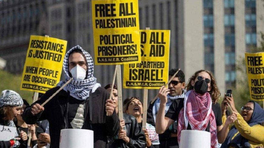 Growing protests by American citizens against this country's support for the Zionist regime