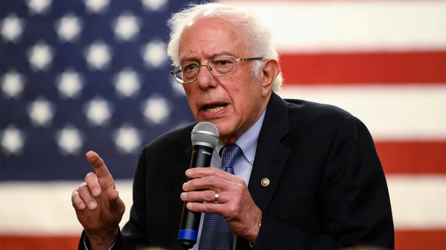 Bernie Sanders warned about the situation in Gaza