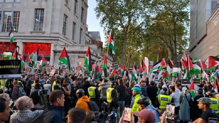 The world continues to march in support of the Palestinian people