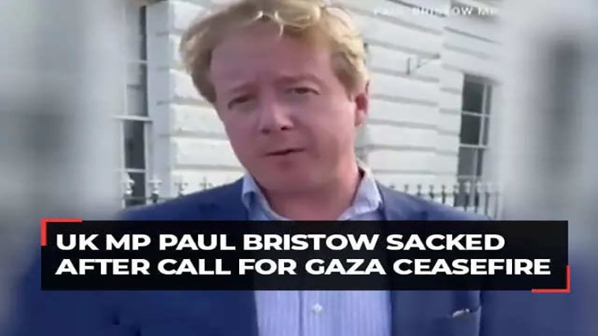 The British Deputy Minister is fired for defending Palestinians who are being killed in Gaza