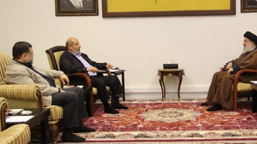 Hassan Nasrallah meets with Hamas leaders