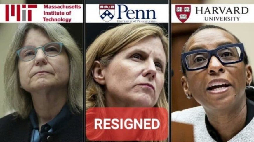 The President of the University of Pennsylvania was forced to resign