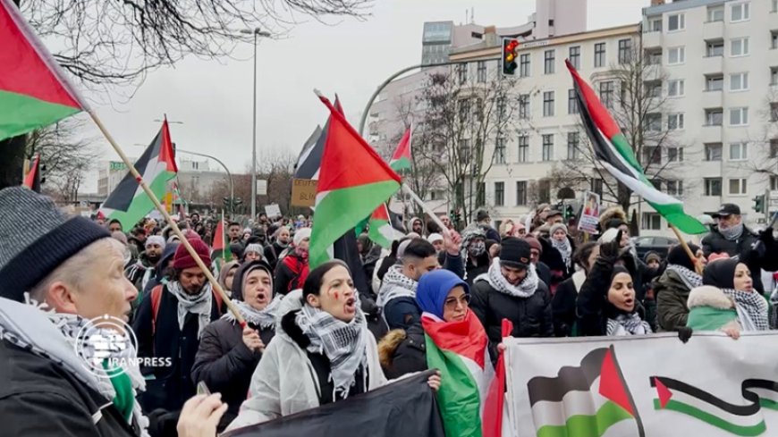 11th week of pro-Palestine march in Berlin