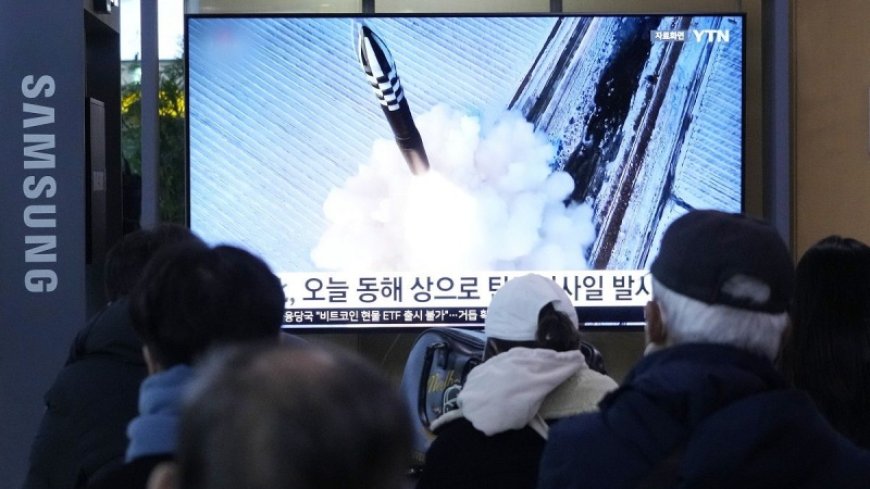 North Korea launches a ballistic missile that falls outside Japan's EEZ