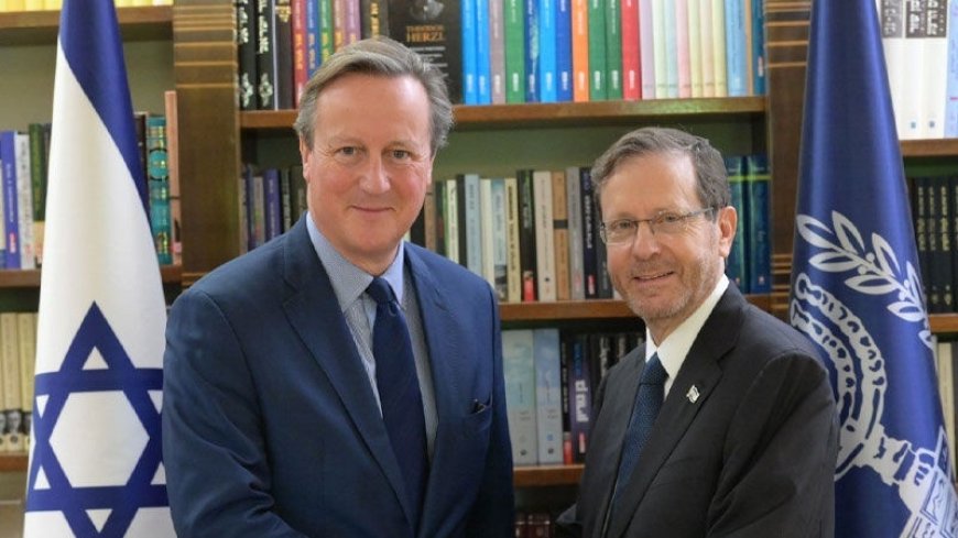 British Foreign Secretary's consultations with the Israeli President on the war in Gaza