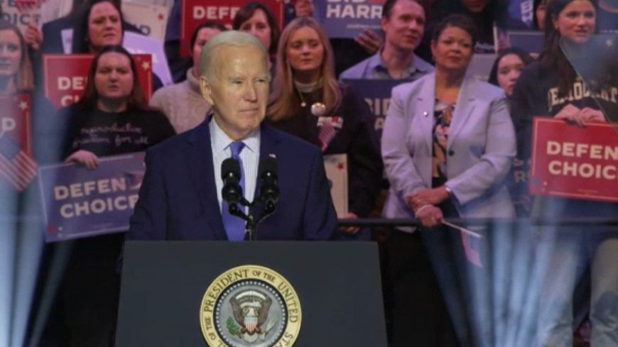 US President Biden's speech was interrupted by Palestinian protest