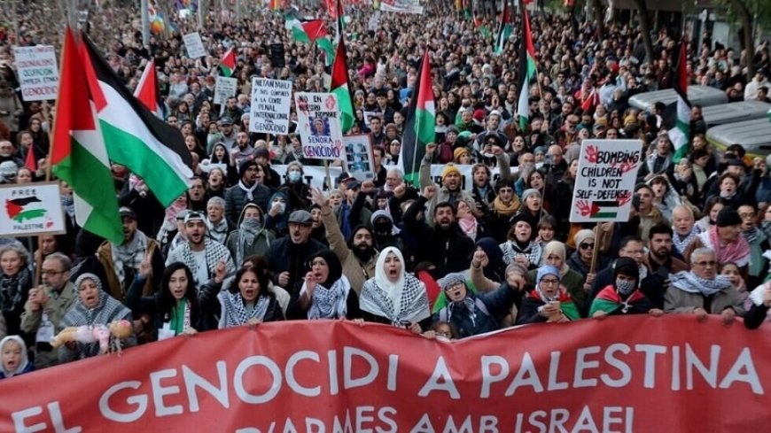 Pro-Palestine demonstrations in several European countries