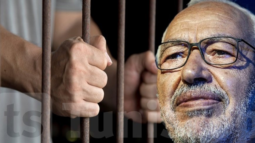 Ghannouchi, the imprisoned Tunisian opposition leader, begins a hunger strike