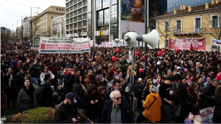 Civil servants went on a 24-hour strike in Greece