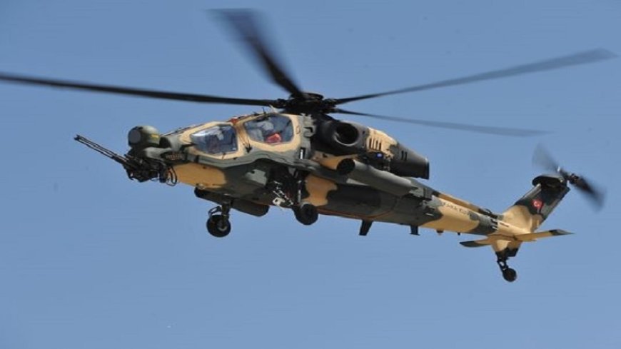Military helicopter made a forced landing in Izmir