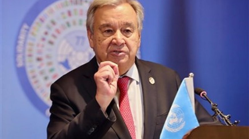 "Antonio Guterres" once again emphasized the ceasefire in Gaza