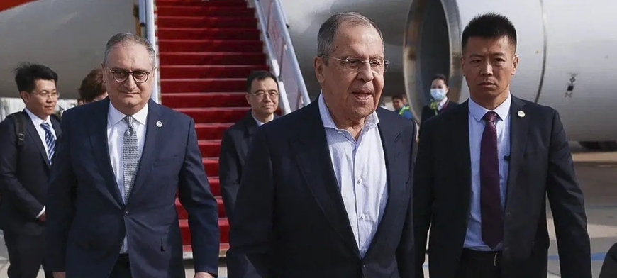 Russian Foreign Minister Lavrov for talks in Beijing