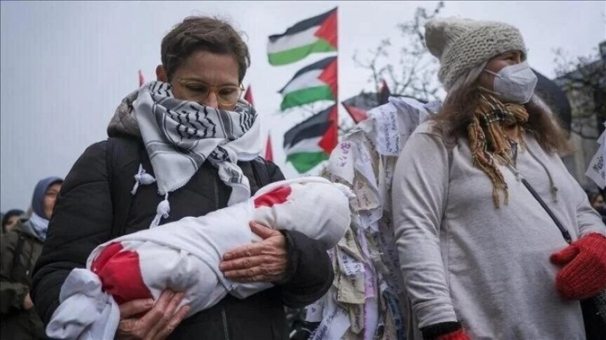 Demonstrations of thousands of Palestinian supporters in Germany, Ireland and Switzerland