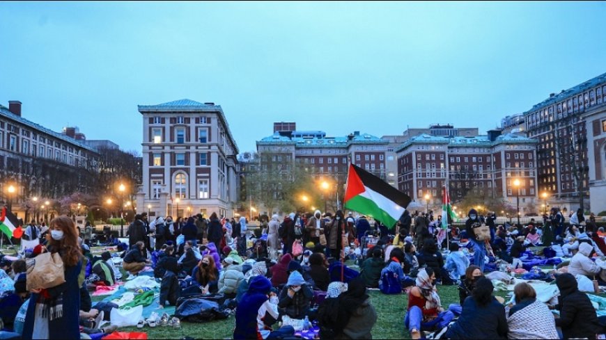 Columbia University in the USA is under siege