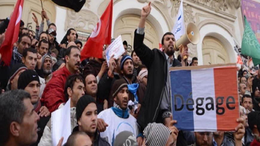 Tunisians protest against the intervention of foreign powers
