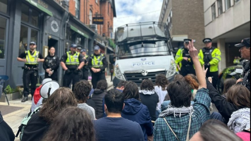 Spread of pro-Palestinian student protests in Europe; arrest of 16 Oxford University students