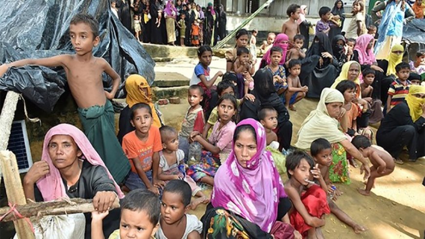 UN: 45,000 Rohingya flee to areas near the Bangladesh border