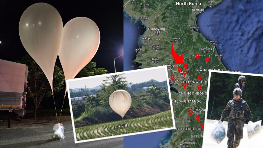 North Korea Launches Balloons Filled with Waste into South Korea Amid Escalating Tensions