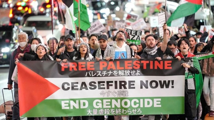 Pro-Palestine demonstrations from Japan to Canada