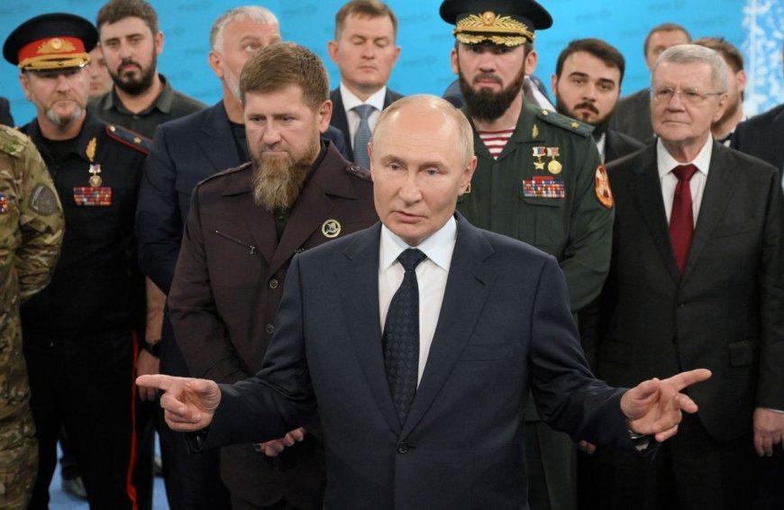 Putin makes a surprise trip to Chechnya 3 weeks into Ukraine’s cross-border incursion