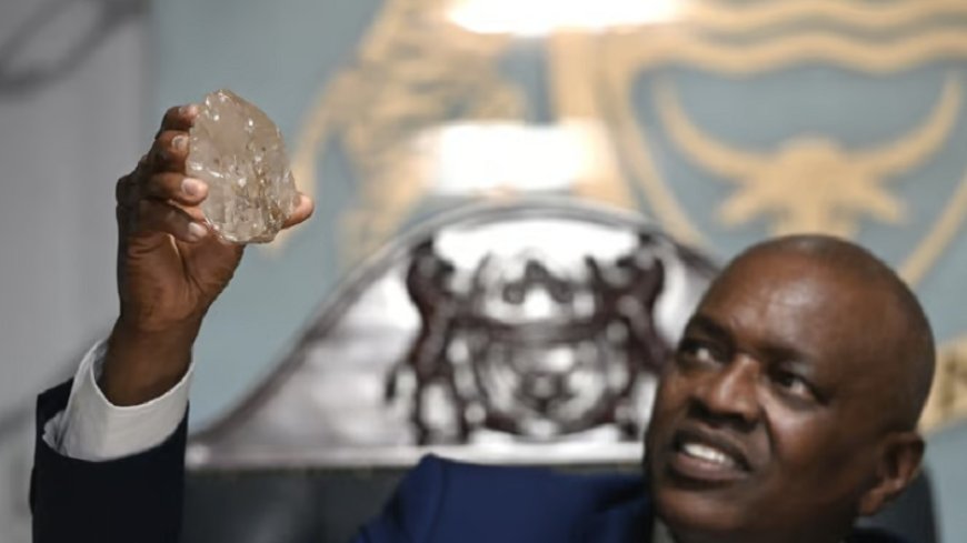 The largest diamond of the century was found in Botswana