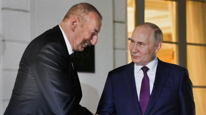 Aliyev received a yellow card with a red circle from Putin