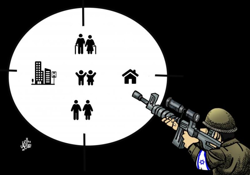 The Israeli army targets civilians, public facilities, hospitals, and children on a daily basis by shooting at them.