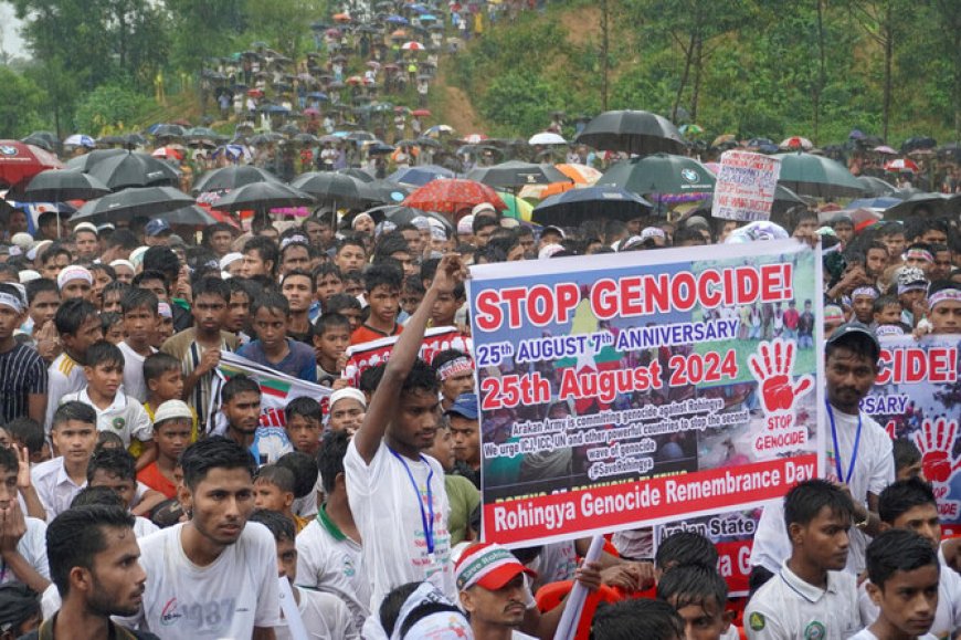 Thousands of Rohingya flee to Bangladesh from violence in Myanmar, official says