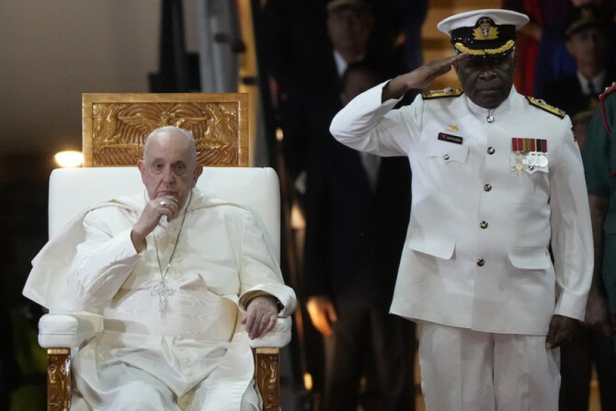 Pope arrives in Papua New Guinea for the second leg of his Southeast Asia and Oceania trip