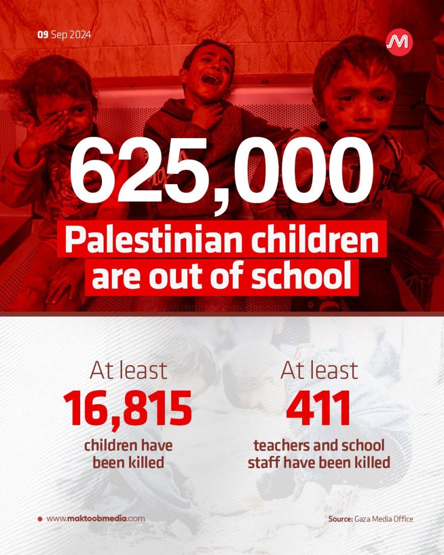 45,000 First Graders in Gaza Denied Right to Education Amid Ongoing Conflict