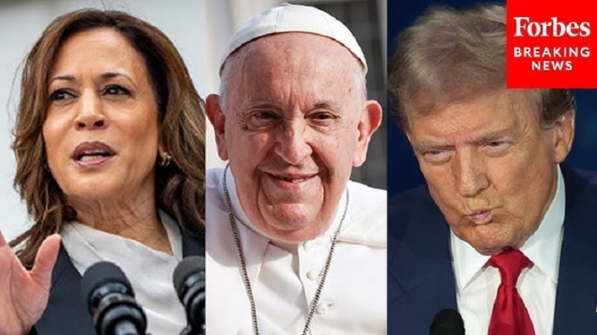 Pope urges US Catholics to choose 'lesser evil' between Trump and Harris