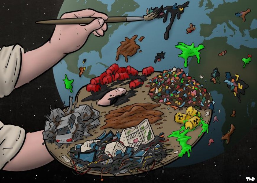 Trashed planet