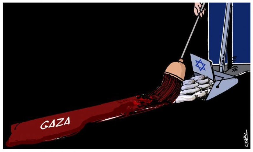 Total siege of Gaza by Israel.