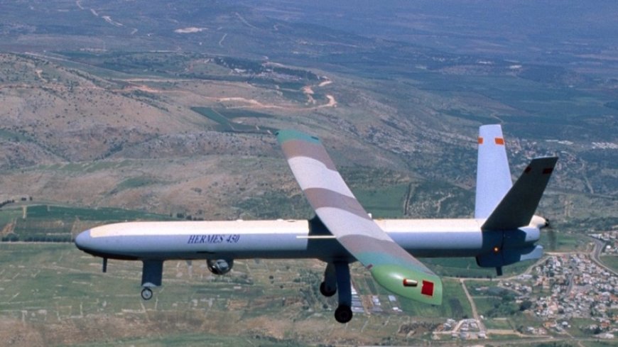 An Israeli Hermes 450 drone was shot down by Hezbollah