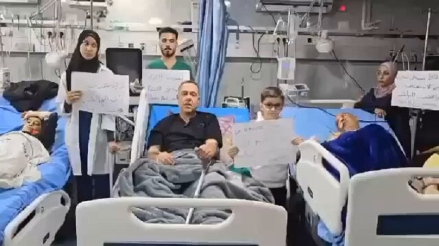 Wounded head of Gaza hospital pleads for help as Israel carries out massacres