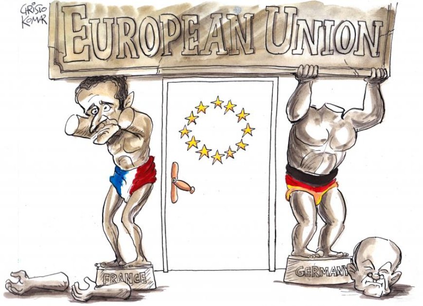 European Atlantes Macron and Scholtz