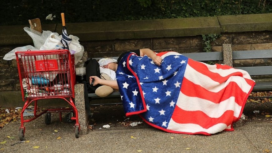 The number of homeless people in the United States is increasing