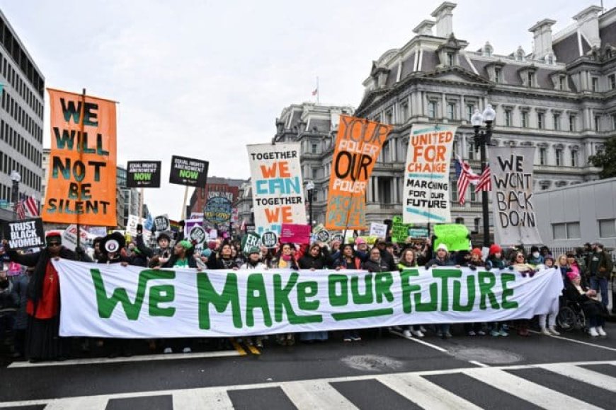 Thousands Protest Against Trump’s Inauguration in Washington