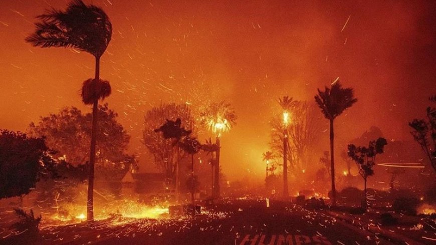 Strong winds return to Los Angeles, USA, burning thousands of hectares of land