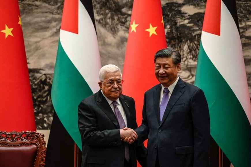 Abbas's Appreciation for China's Opposition to Gaza Displacement and Support for a Two-State Solution