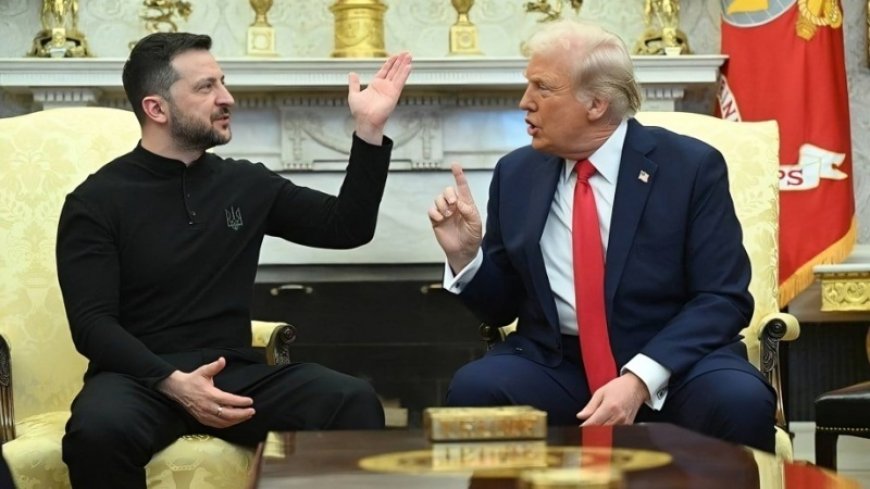 Talks marred by high tension between Trump and Zelensky