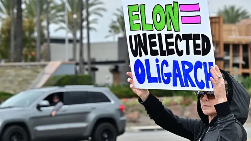 Protest against Musk is forming in the USA