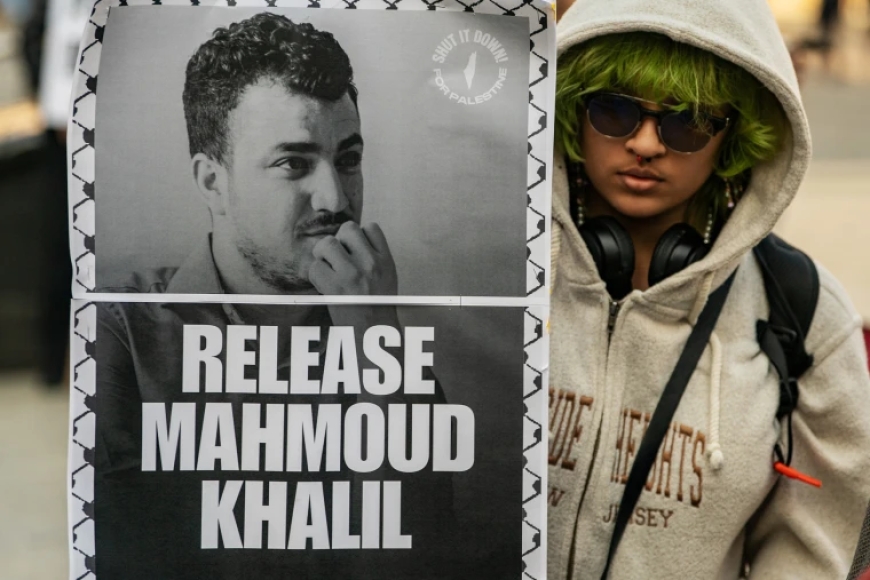 New York protesters demand release of Mahmoud Khalil